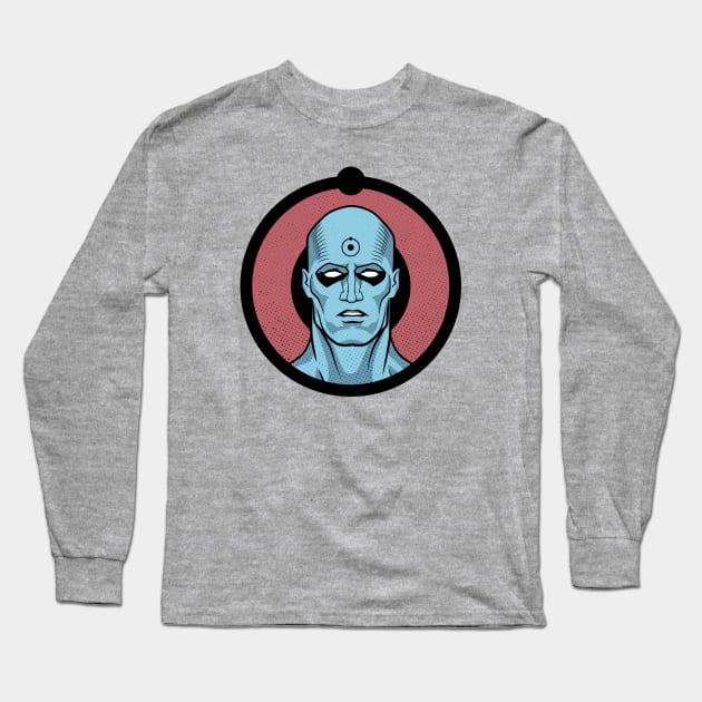 dr manhattan symbole Long Sleeve T-Shirt by Playground